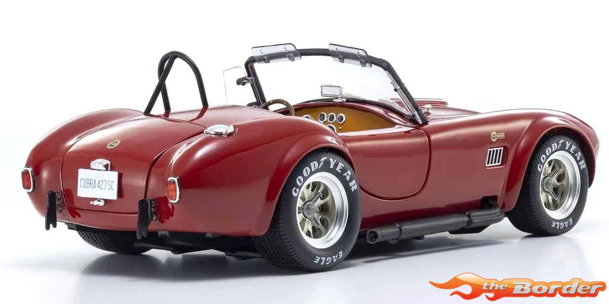 Kyosho 1/18 Shelby Cobra 427 S/C Spider 1962 Red KS08047R - Afbeelding 2