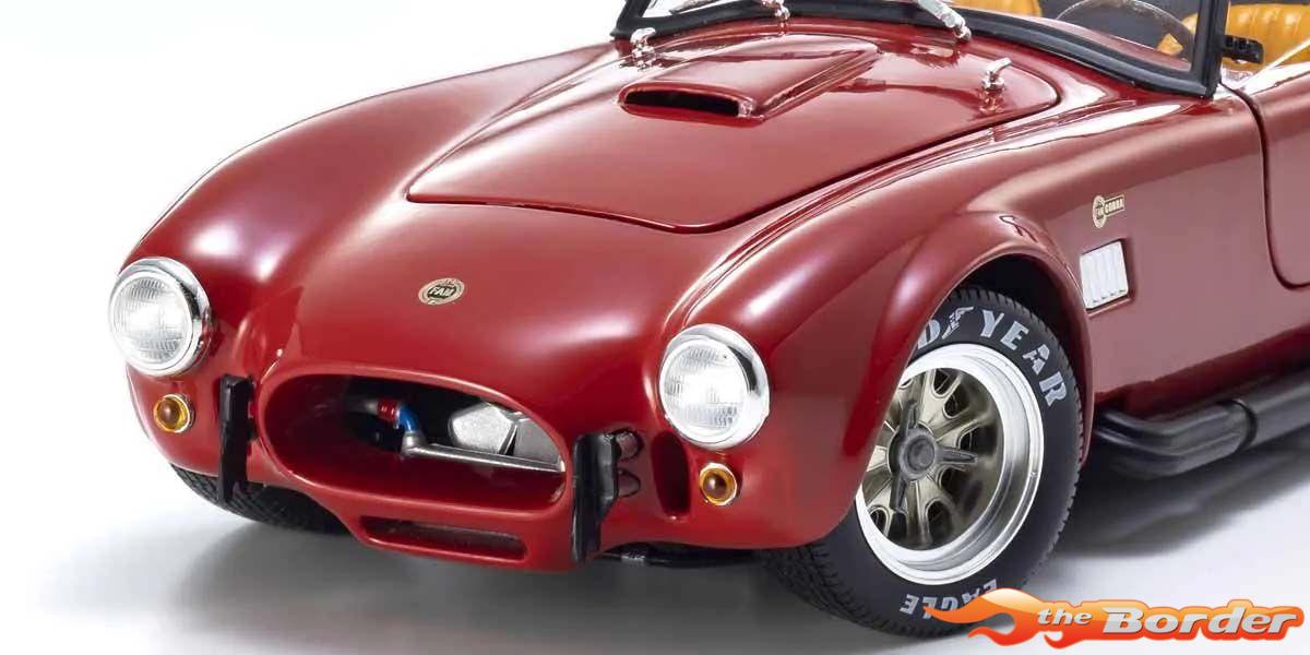 Kyosho 1/18 Shelby Cobra 427 S/C Spider 1962 Red KS08047R - Afbeelding 5