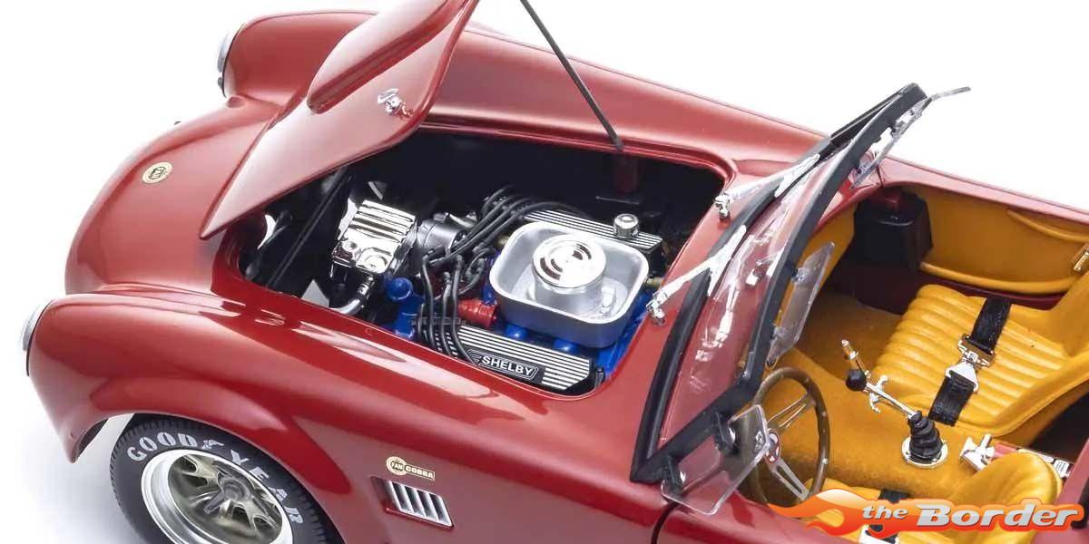 Kyosho 1/18 Shelby Cobra 427 S/C Spider 1962 Red KS08047R - Afbeelding 7