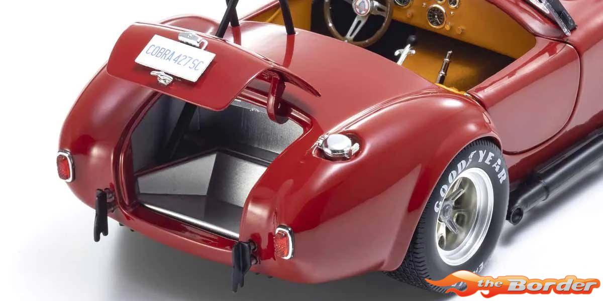 Kyosho 1/18 Shelby Cobra 427 S/C Spider 1962 Red KS08047R - Afbeelding 8