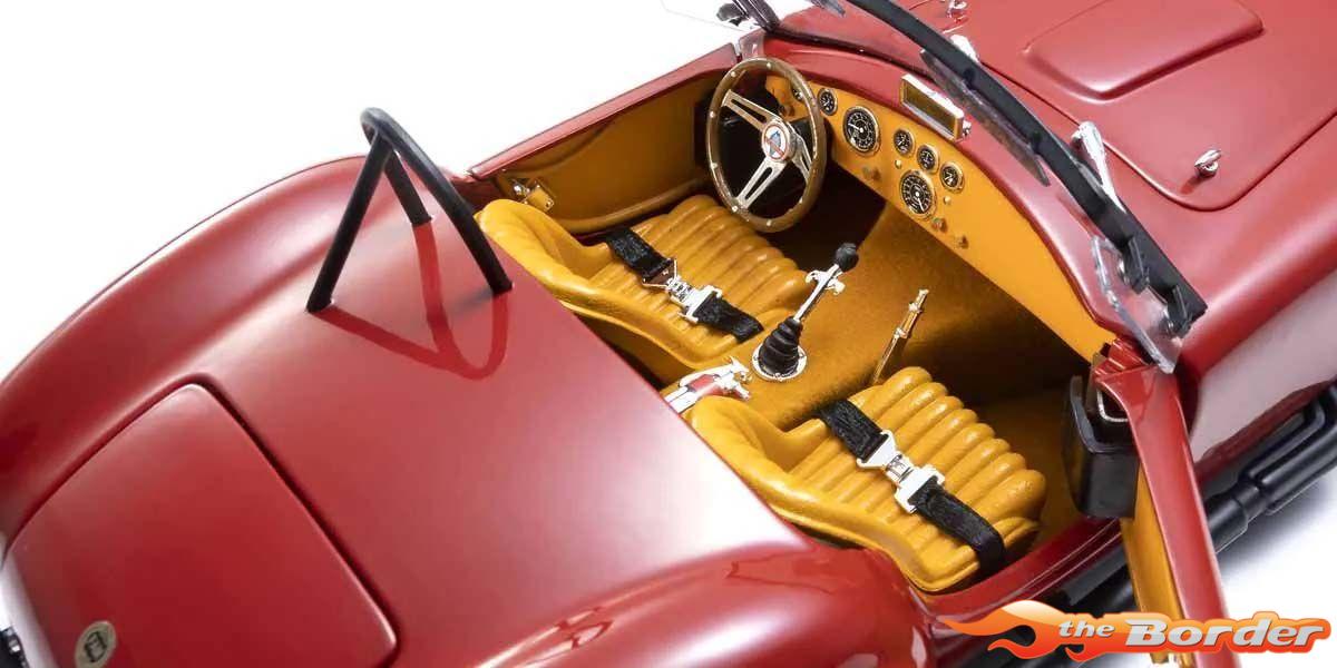 Kyosho 1/18 Shelby Cobra 427 S/C Spider 1962 Red KS08047R - Afbeelding 9