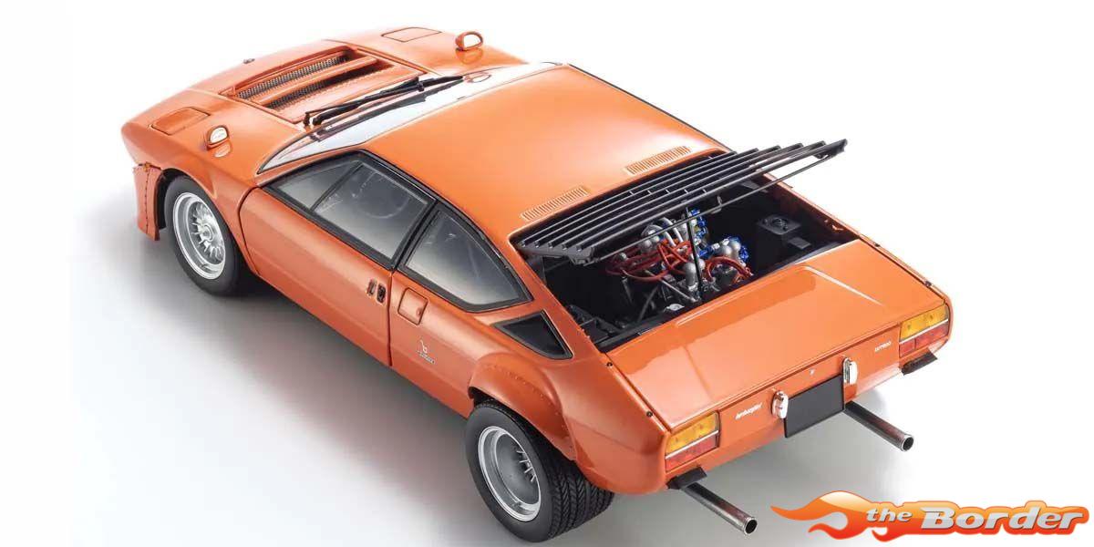Kyosho 1/18 Lamborghini Urraco Rally 1974 Orange 8445P - Afbeelding 12
