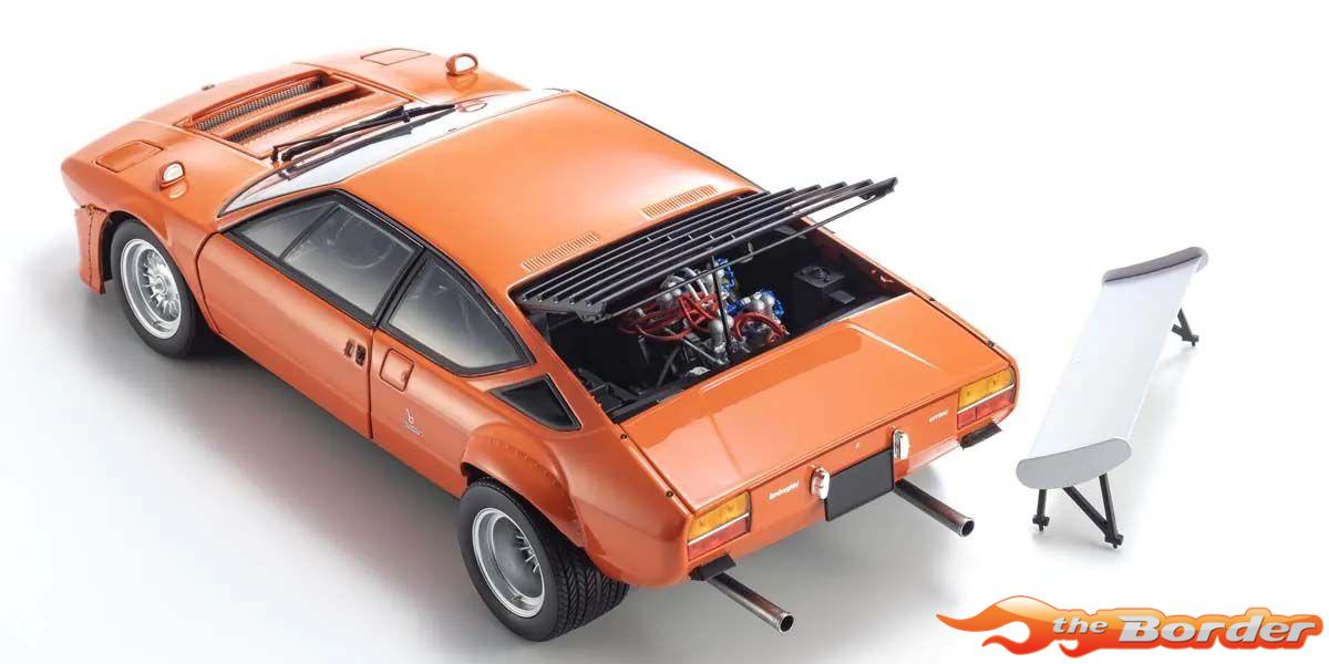 Kyosho 1/18 Lamborghini Urraco Rally 1974 Orange 8445P - Afbeelding 13