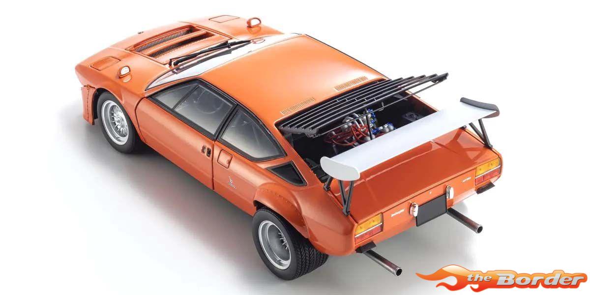 Kyosho 1/18 Lamborghini Urraco Rally 1974 Orange 8445P - Afbeelding 14