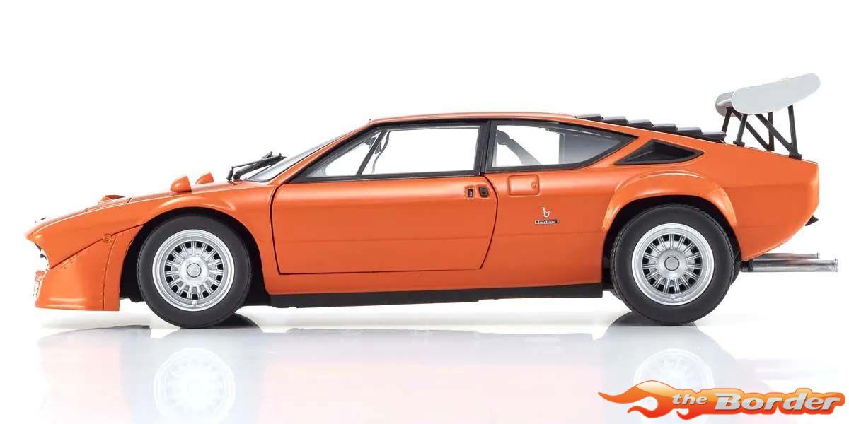 Kyosho 1/18 Lamborghini Urraco Rally 1974 Orange 8445P - Afbeelding 4