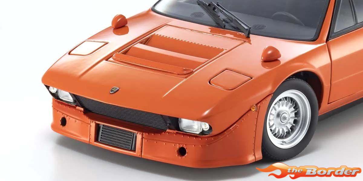 Kyosho 1/18 Lamborghini Urraco Rally 1974 Orange 8445P - Afbeelding 5