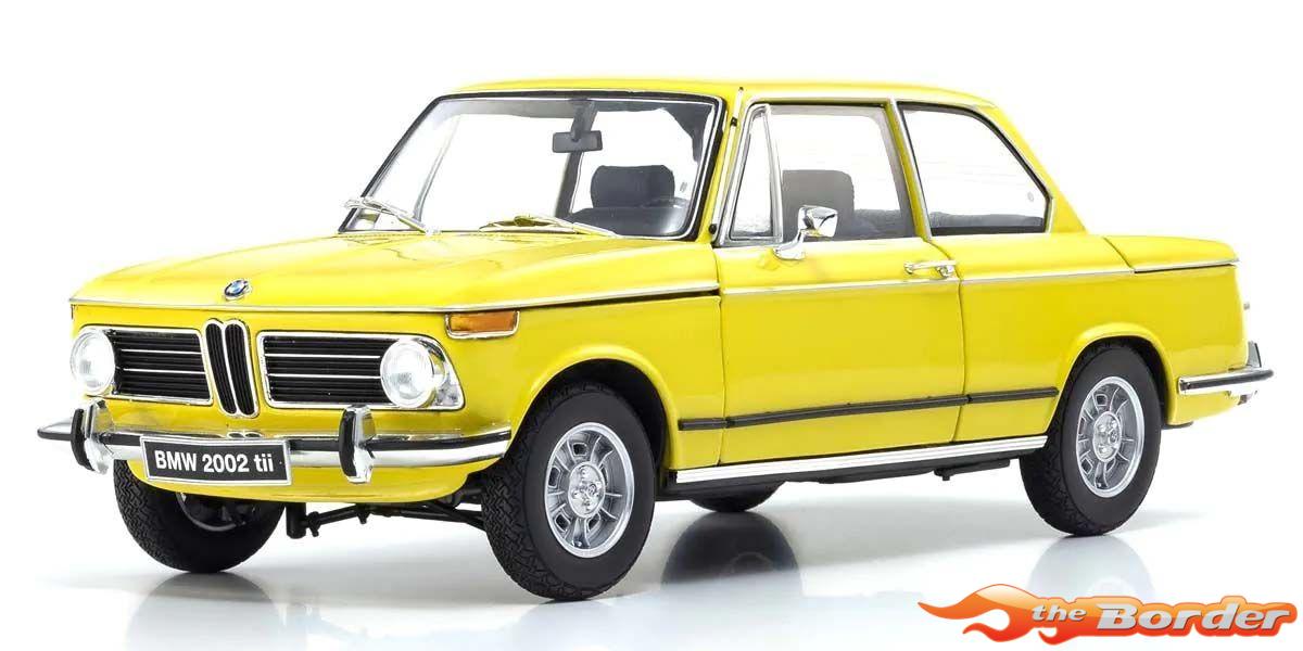 Kyosho 1/18 BMW 2002 tii Yellow 1972 08543GF