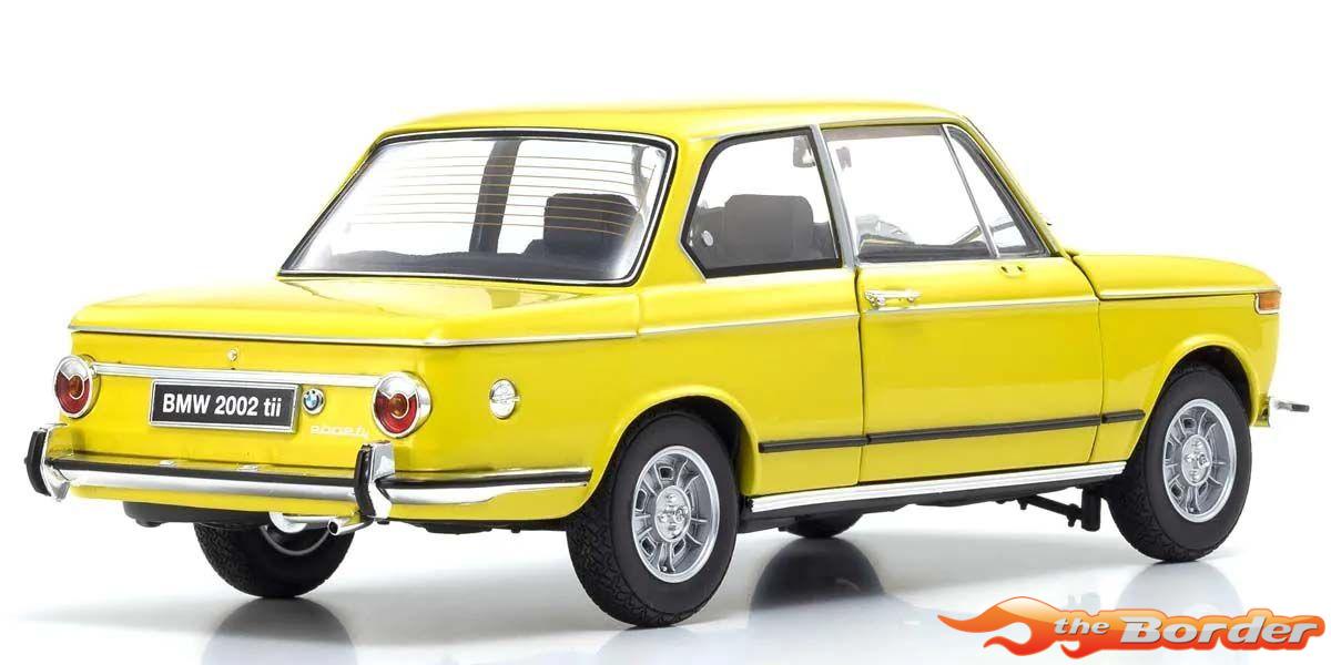 Kyosho 1/18 BMW 2002 tii Yellow 1972 08543GF - Afbeelding 6