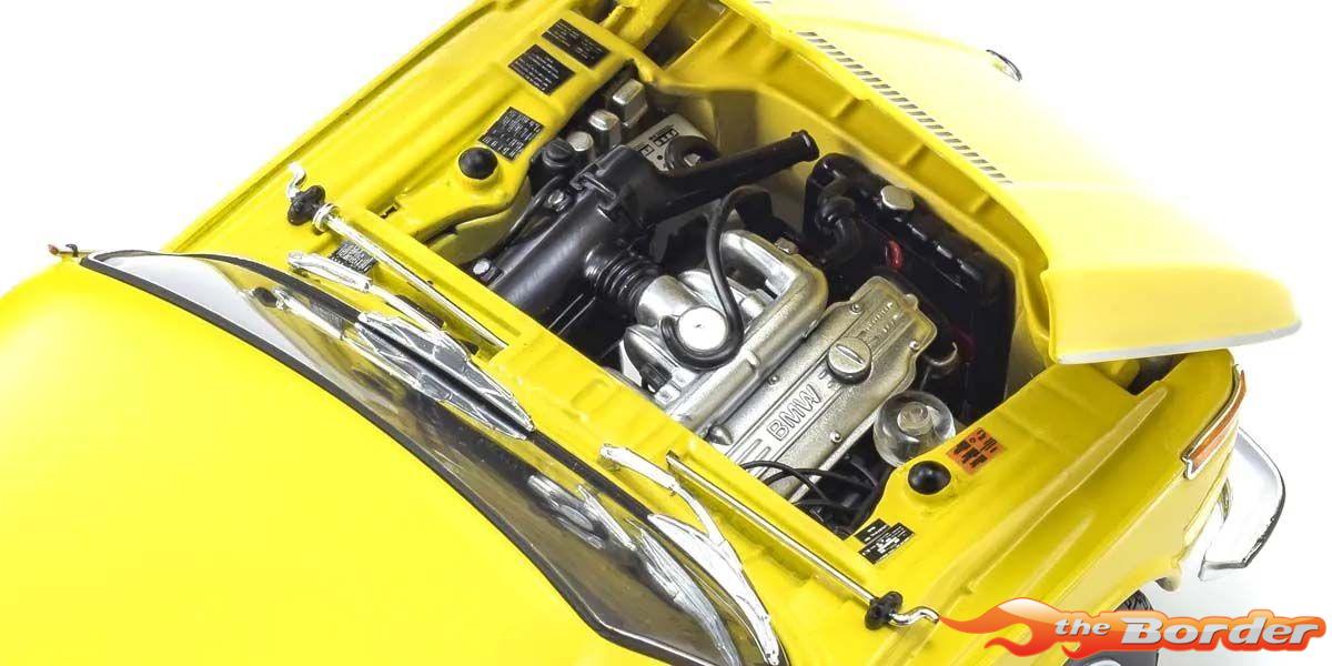 Kyosho 1/18 BMW 2002 tii Yellow 1972 08543GF - Afbeelding 3