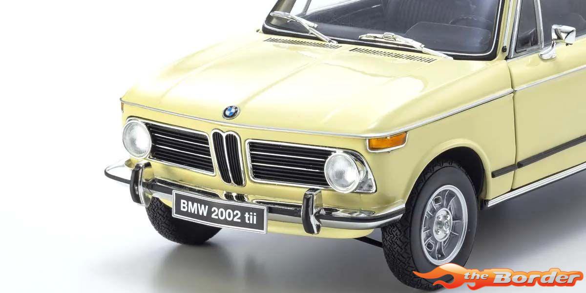 Kyosho 1/18 BMW 2002 tii Cream 1972 08543ML - Afbeelding 3