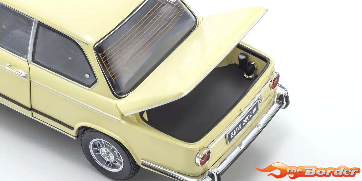 Kyosho 1/18 BMW 2002 tii Cream 1972 08543ML - Afbeelding 6