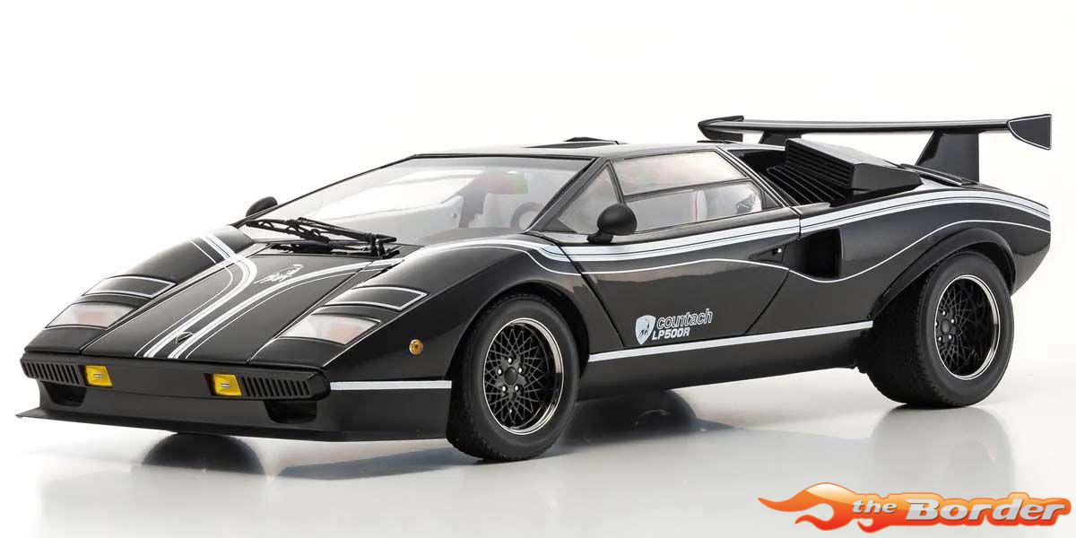Kyosho 1/12 Lamborghini Countach LP500R Black KS08617BK