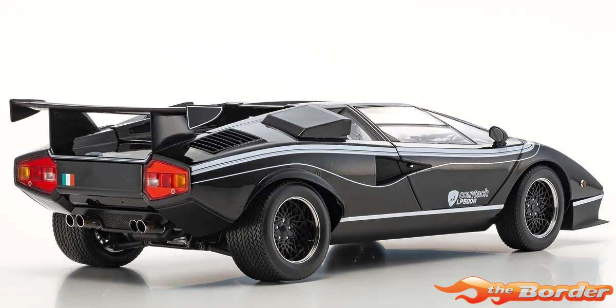 Kyosho 1/12 Lamborghini Countach LP500R Black KS08617BK - Afbeelding 2