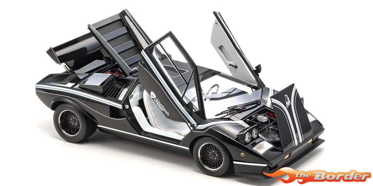 Kyosho 1/12 Lamborghini Countach LP500R Black KS08617BK - Afbeelding 12