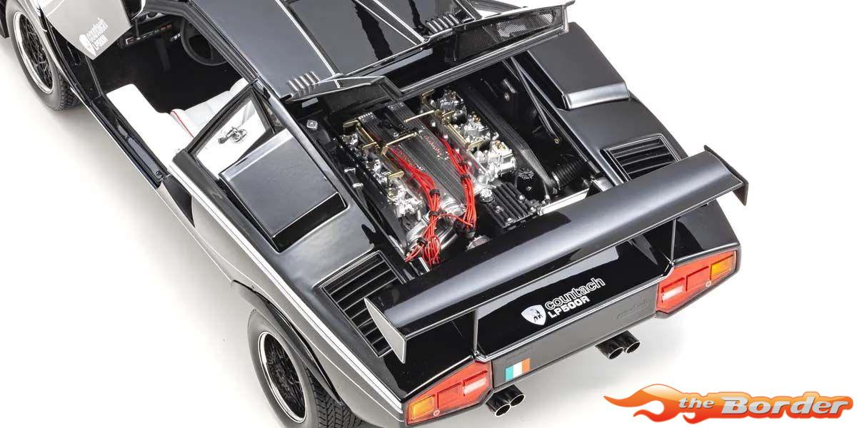 Kyosho 1/12 Lamborghini Countach LP500R Black KS08617BK - Afbeelding 16
