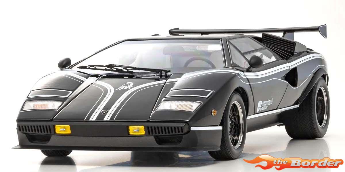 Kyosho 1/12 Lamborghini Countach LP500R Black KS08617BK - Afbeelding 5