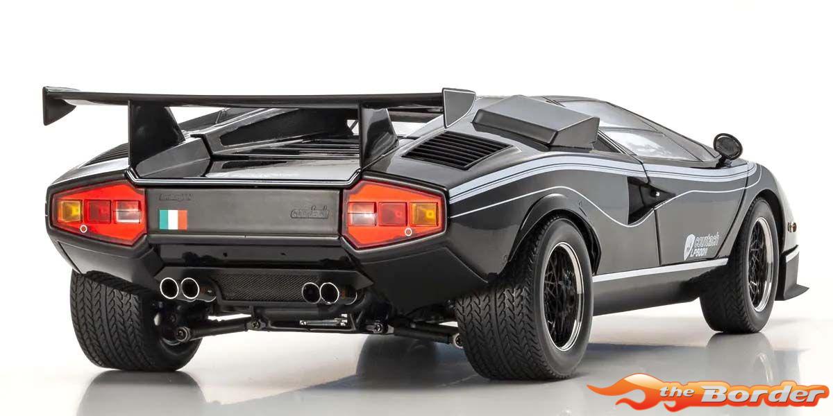 Kyosho 1/12 Lamborghini Countach LP500R Black KS08617BK - Afbeelding 6