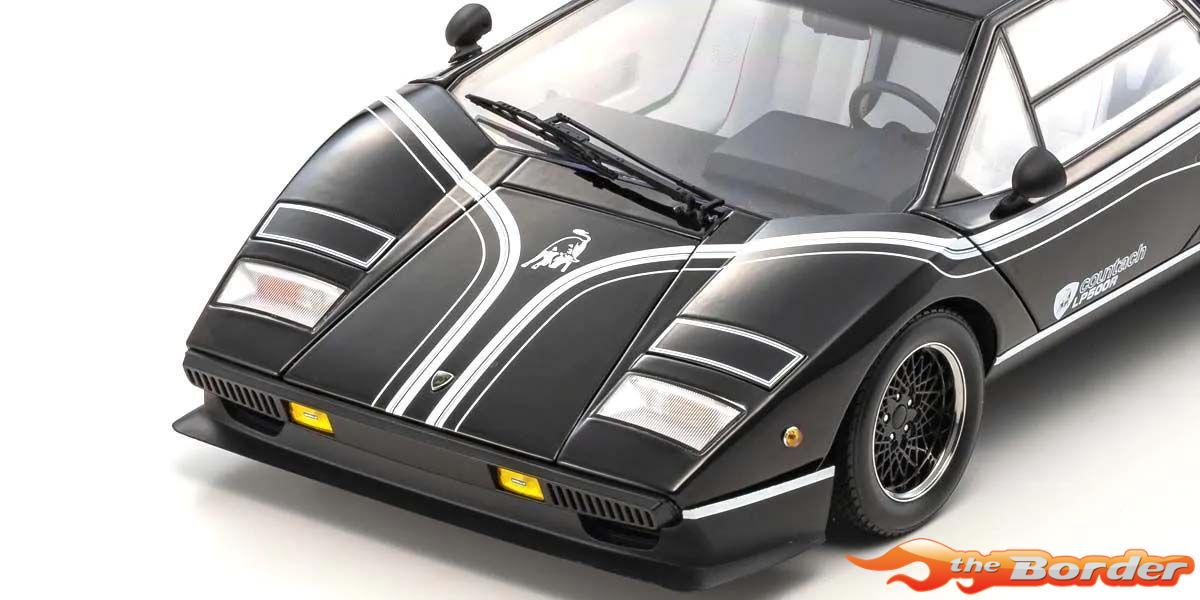 Kyosho 1/12 Lamborghini Countach LP500R Black KS08617BK - Afbeelding 8