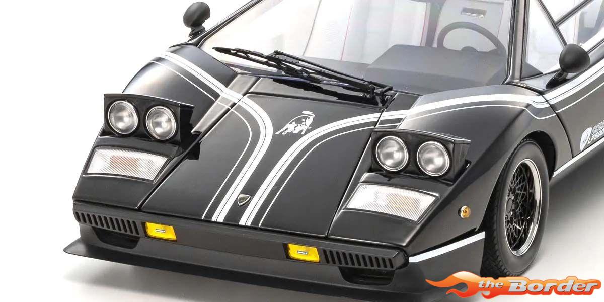 Kyosho 1/12 Lamborghini Countach LP500R Black KS08617BK - Afbeelding 9