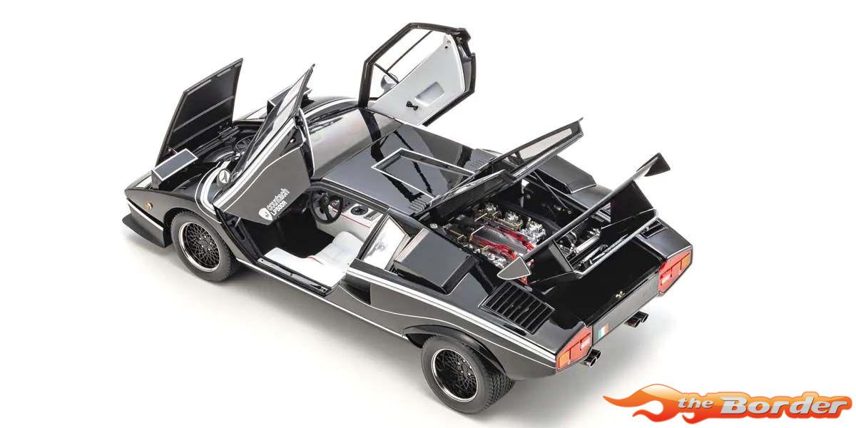 Kyosho 1/12 Lamborghini Countach LP500R Black KS08617BK - Afbeelding 10