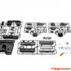 KillerBody 1/10 Cockpit Set for Jeep Gladiator KB48776