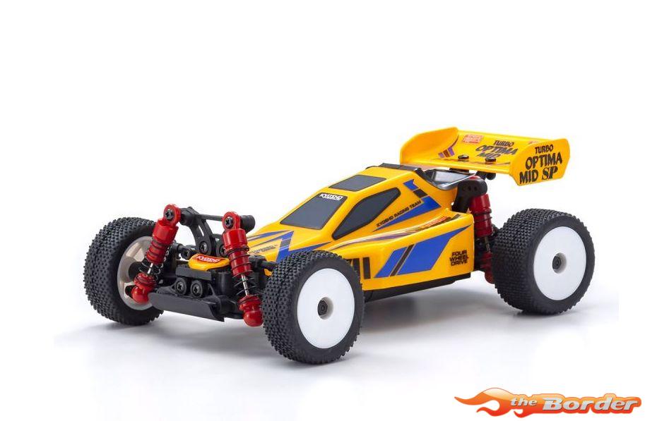 Kyosho Mini-Z Buggy Readyset Turbo Optima Mid Special Yellow 32095Y - Afbeelding 3