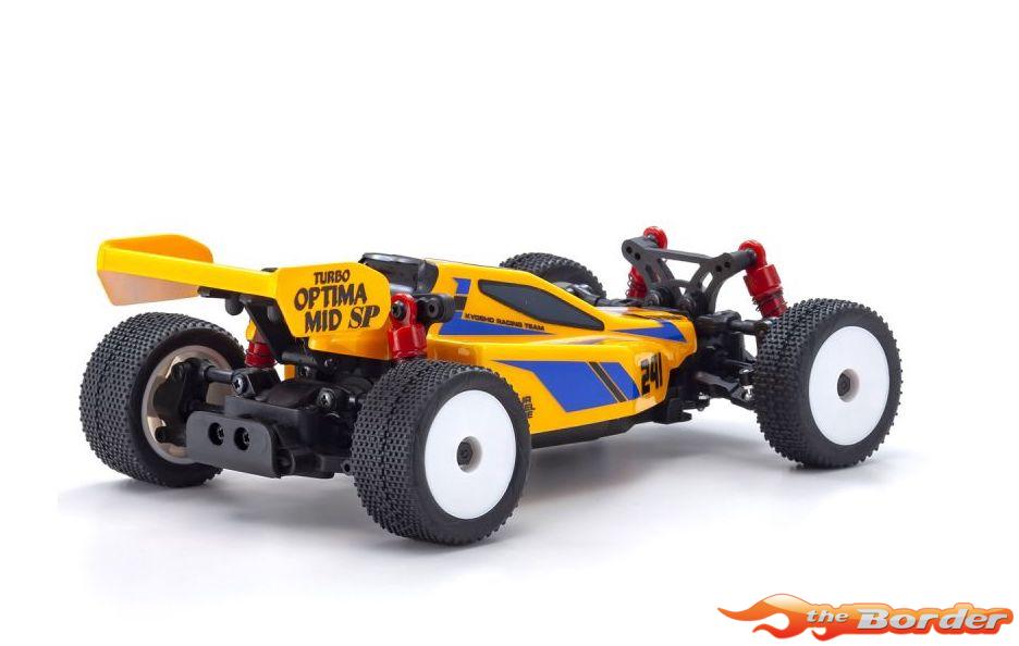 Kyosho Mini-Z Buggy Readyset Turbo Optima Mid Special Yellow 32095Y - Afbeelding 4