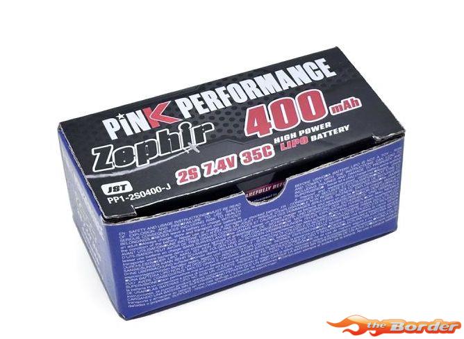 Pink Performance Zephir LiPo 2S 7.4V 400mAh 35C (JST) 40x21x15mm 24gr. - Afbeelding 3