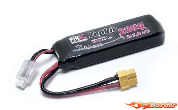 Pink Performance Zephir LiPo 2S 7.4V-2200-35C (XT60) 106x35x15mm 122gr.