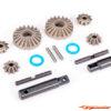 Traxxas Output gear center differential hardened steel (2) 8989X