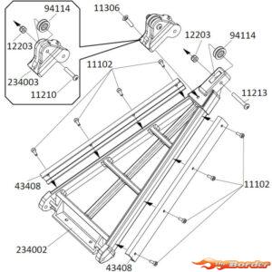 CrossRC EMO X3 Mechanical Boom 97401202