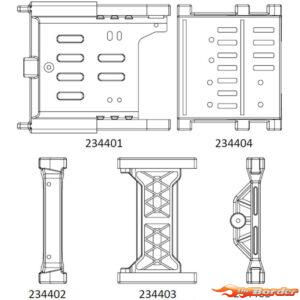 CrossRC EMO X3 Crossbeam Accessory Kit 1 97401204