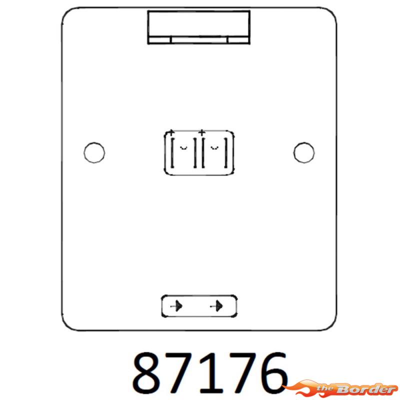 CrossRC EMO X3 Front Headlight Panel 97401206