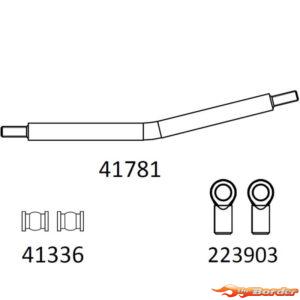 CrossRC EMO X3 Rear Stabilizer Bar (Bent) 97401220