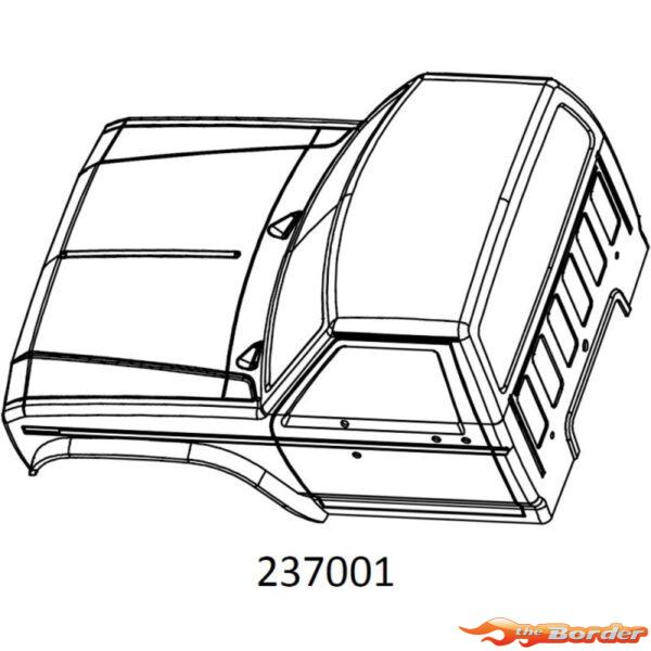 CrossRC EMO X3 Transparent Car Shell Kit 97401211