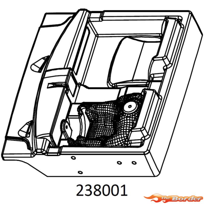 CrossRC EMO X3 Transparent Interior Kit 97401212