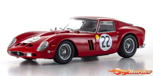 Kyosho 1:18 Ferrari 250 GTO 3rd Over All LM 1962 Nr.22 Blaton/Dernier 08438B