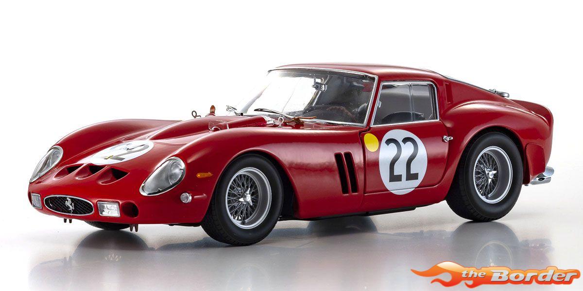 Kyosho 1/18 Ferrari 250 GTO 3rd Over All LM 1962 Nr.22 Blaton/Dernier 08438B