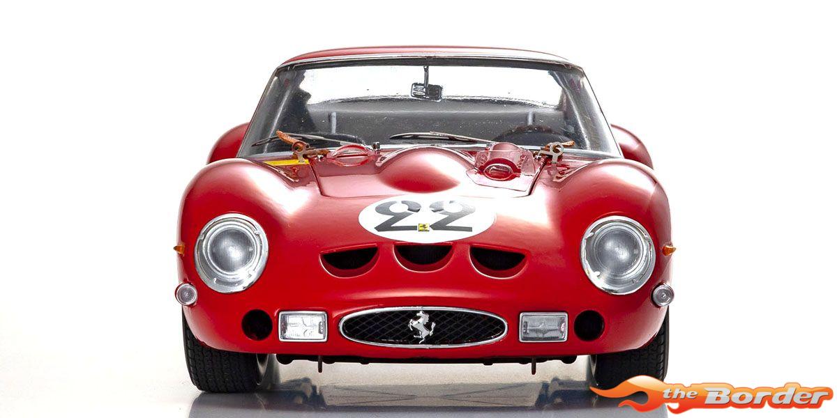 Kyosho 1/18 Ferrari 250 GTO 3rd Over All LM 1962 Nr.22 Blaton/Dernier 08438B - Afbeelding 4