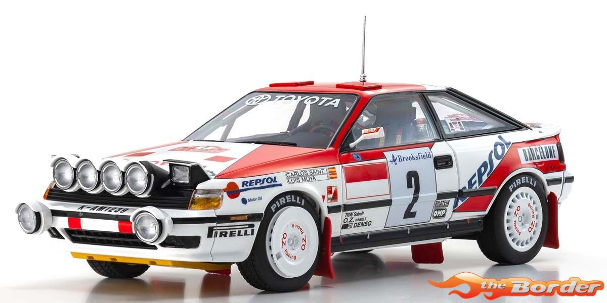 Kyosho 1/18 Toyota Celica GT-Four C.Sainz Winner Monte Carlo1991 Nr2 08961B