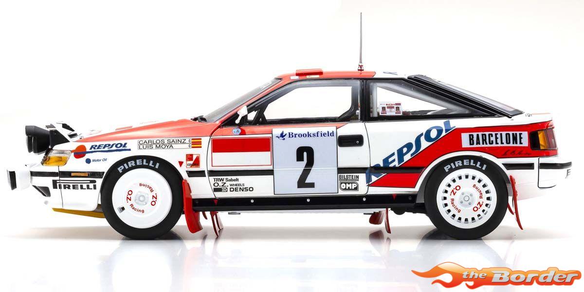 Kyosho 1/18 Toyota Celica GT-Four C.Sainz Winner Monte Carlo1991 Nr2 08961B - Afbeelding 6
