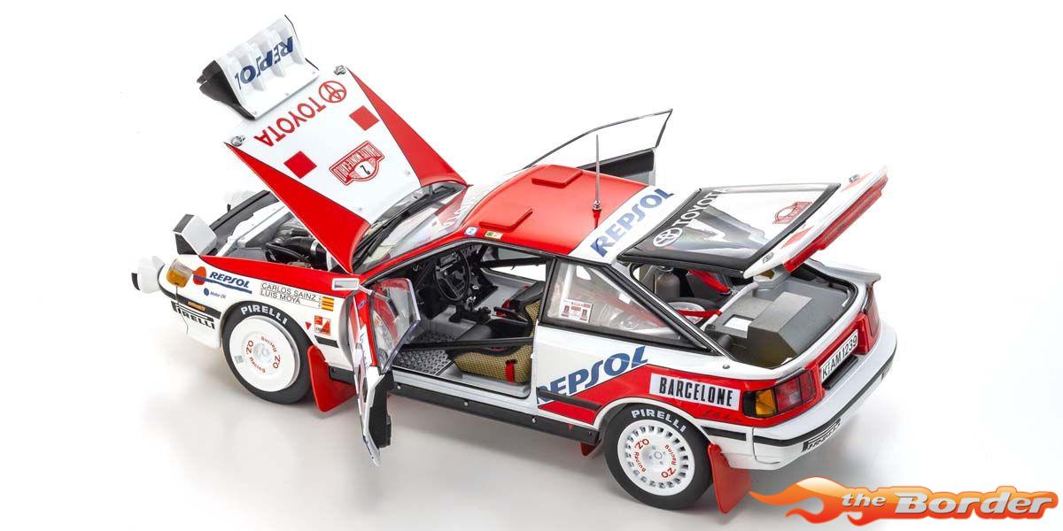 Kyosho 1/18 Toyota Celica GT-Four C.Sainz Winner Monte Carlo1991 Nr2 08961B - Afbeelding 7