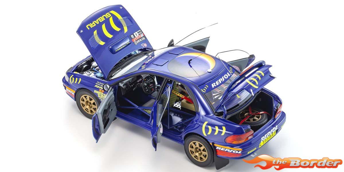 Kyosho 1/18 Subaru Impreza Carlos Sainz Winner Monte Carlo 1995 Nr.5 08962B - Afbeelding 8