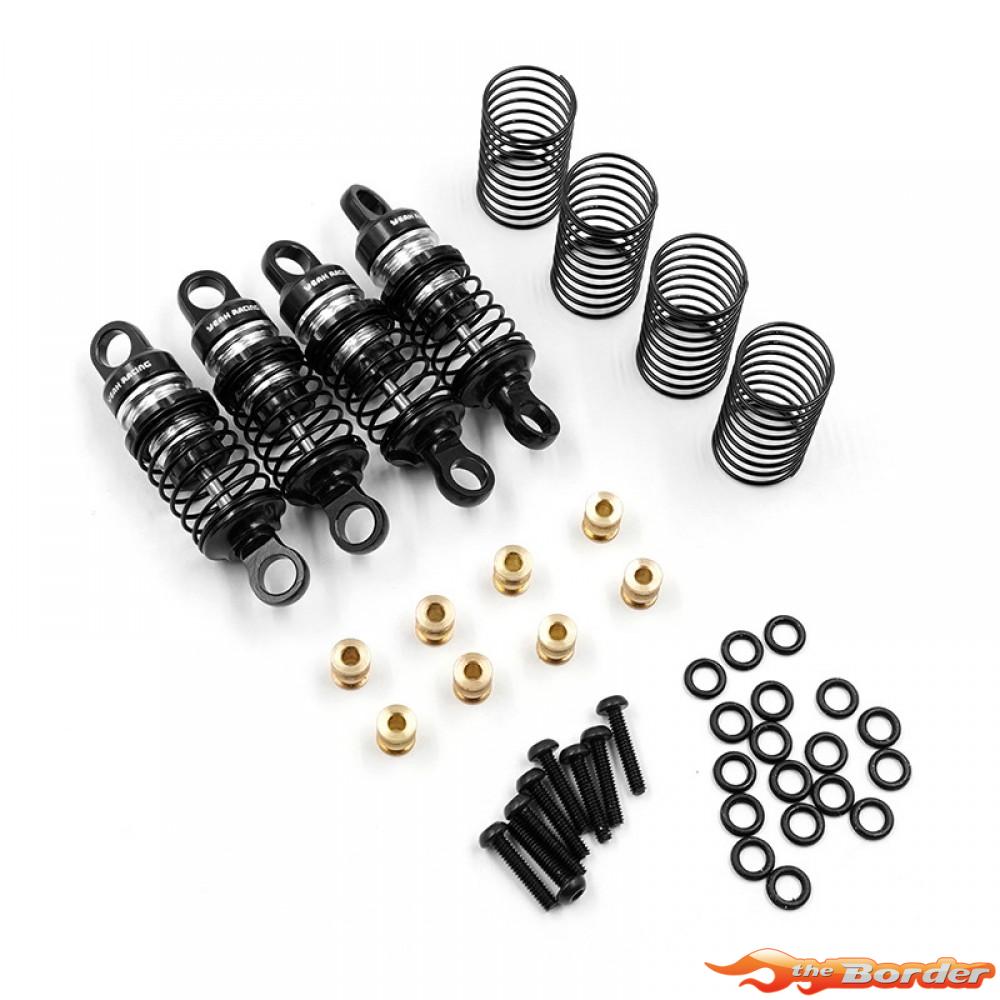 Yeah Racing Alum. Damper Set Black Mini-Z Buggy KYMB-013BK