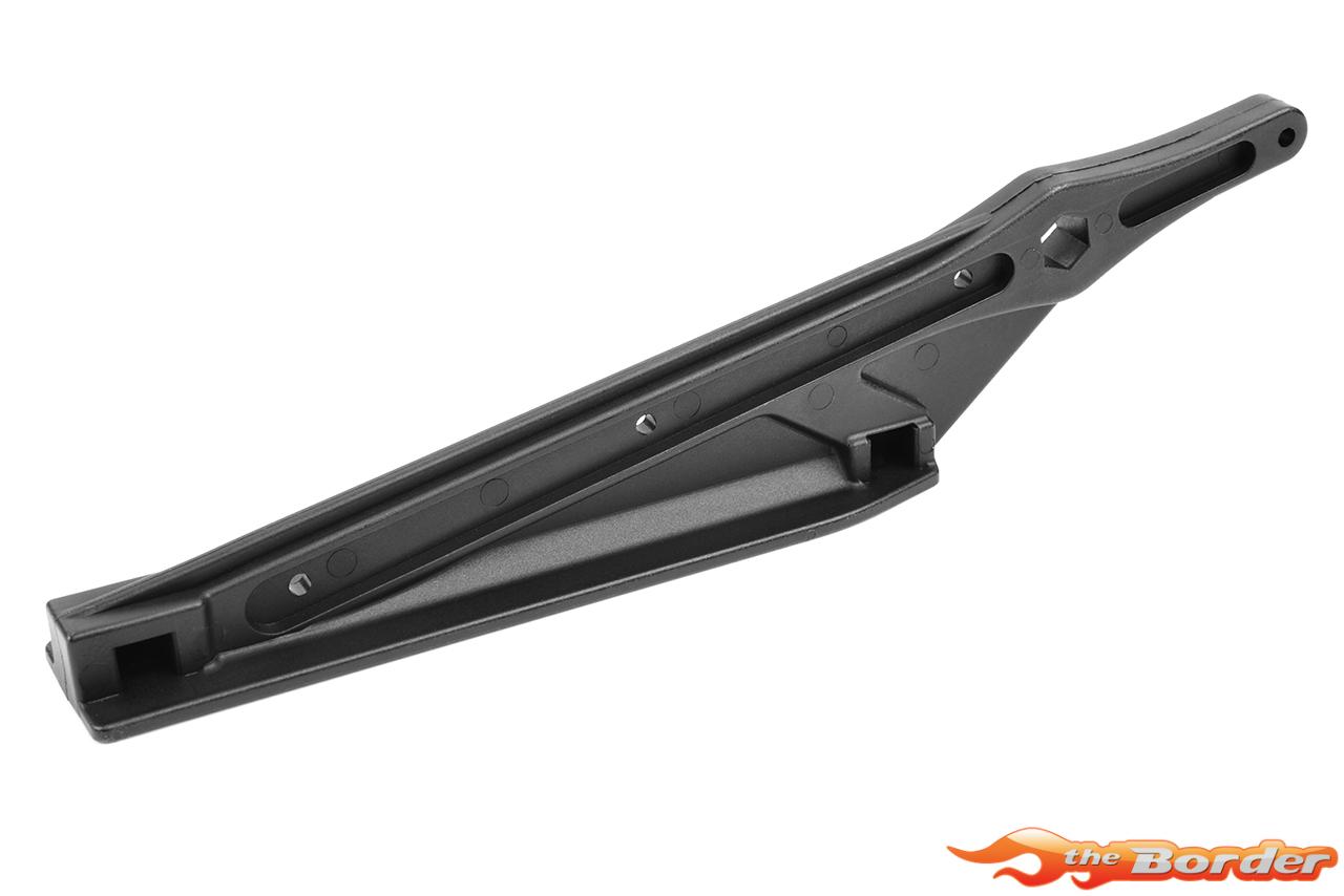 Corally Suspension Arm Mount - RR - Swiss Made 7075 T6 - 3mm - Hard Anodized - Black - Made In Corally Suspension Arm Mount - RR - Swiss Made 7075 T6 - 3mm - Hard Anodized - Black - Made In