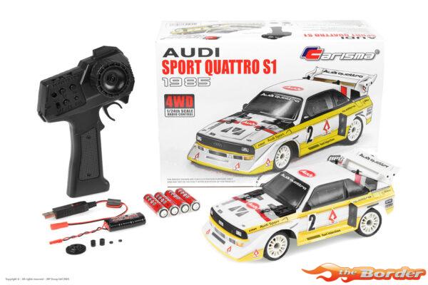Carisma Racing - GT24 Audi Sport Quattro - 4WD - Brushless - RTR - 1/24 88468
