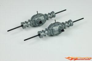 CrossRC Eight Wheel Metal Rear Axle Without Suspension 96311306