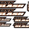 Maxx Slash Logo Sticker - Oranje BRPD1052