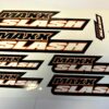 Maxx Slash Logo Sticker - Oranje BRPD1052 - Afbeelding 3