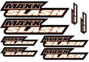 Maxx Slash Logo Sticker - Oranje BRPD1052